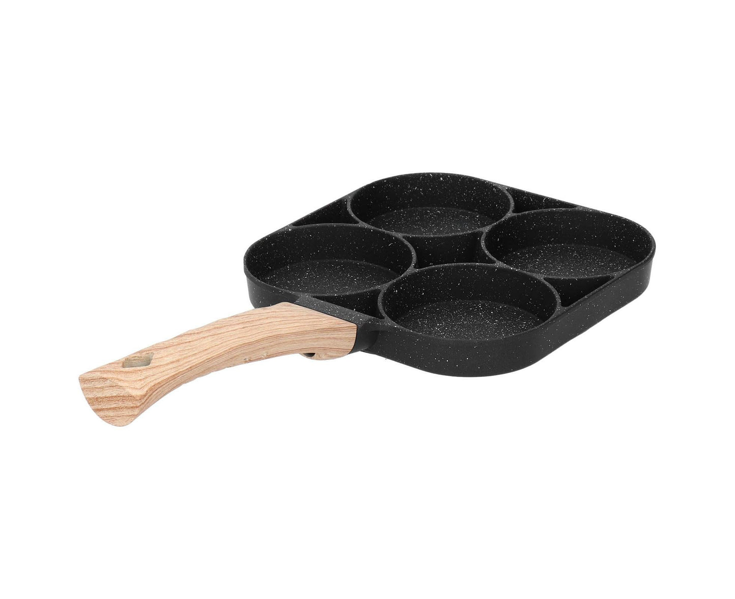 4-Hole Non-Stick Frying Pan, Egg & Pancake Cooking Pan, Induction & Gas Cooker