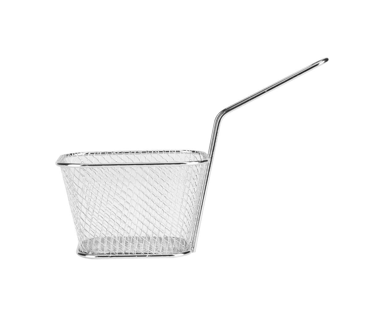 Fry Baskets, Lightweight Metal Circular Fryer Basket for Chips, Shrimp, and More