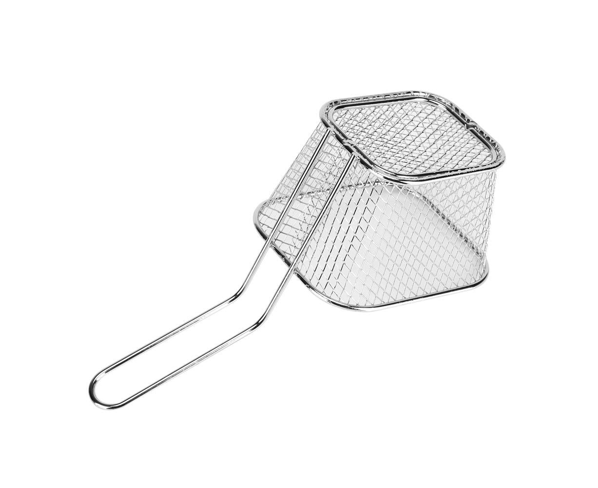 Fry Baskets, Lightweight Metal Circular Fryer Basket for Chips, Shrimp, and More