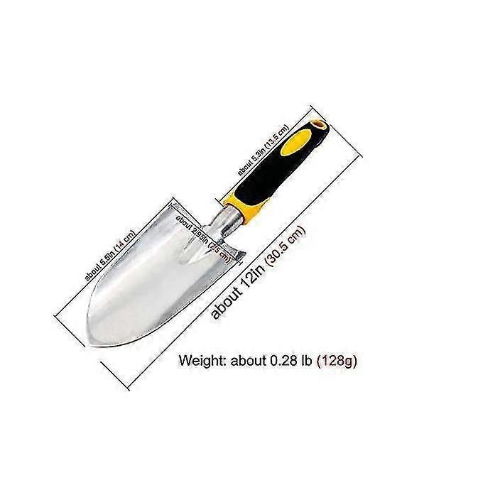 Garden Trowel Hand Shovel, Cast Aluminum Heavy Duty Gardening Tool Potting Tools, Garden Hand Tools For Weeding, Digging, Planting