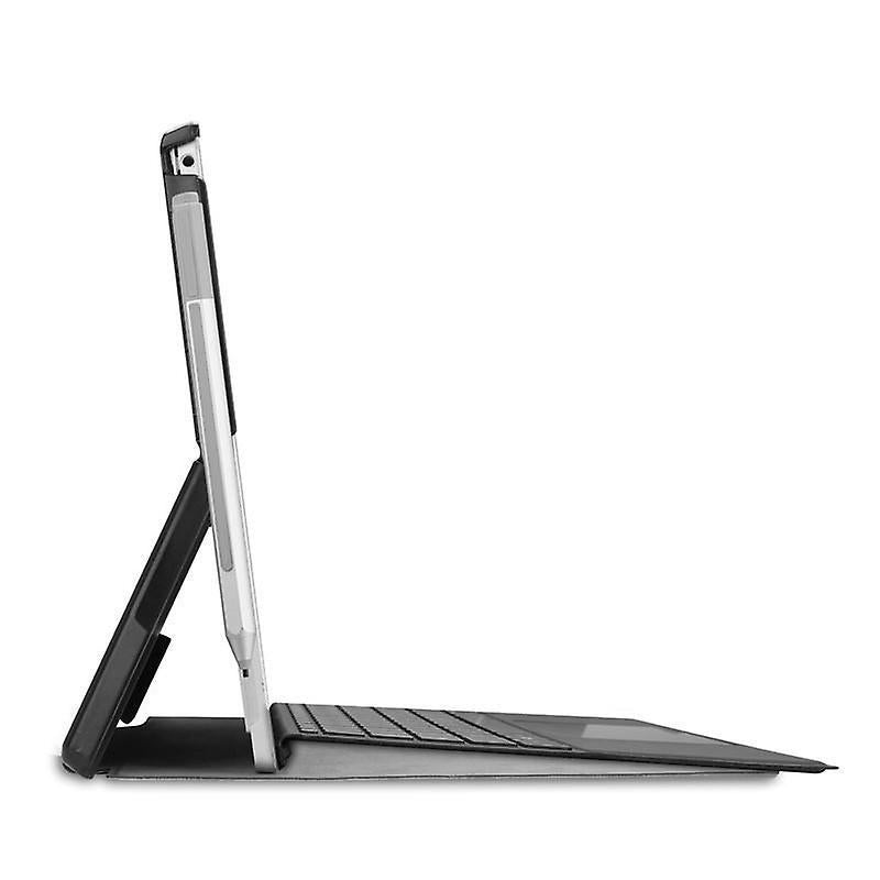 Case Ultra thin folio PU leather shell for Surface Pro 7 Grey