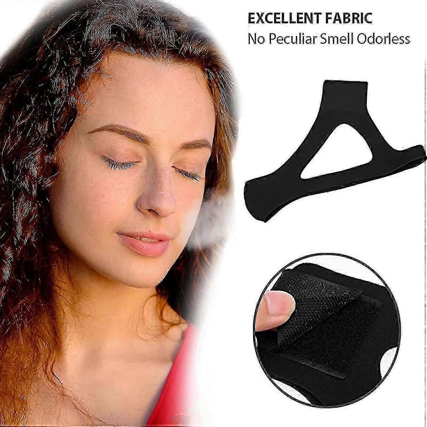 Anti Snoring Chin Strap, Upgrade Stop Snore Chin Strap, Snoring Solution Snore Stopper, Professional Effective Anti Snore Devices Stop Snoring Sleep