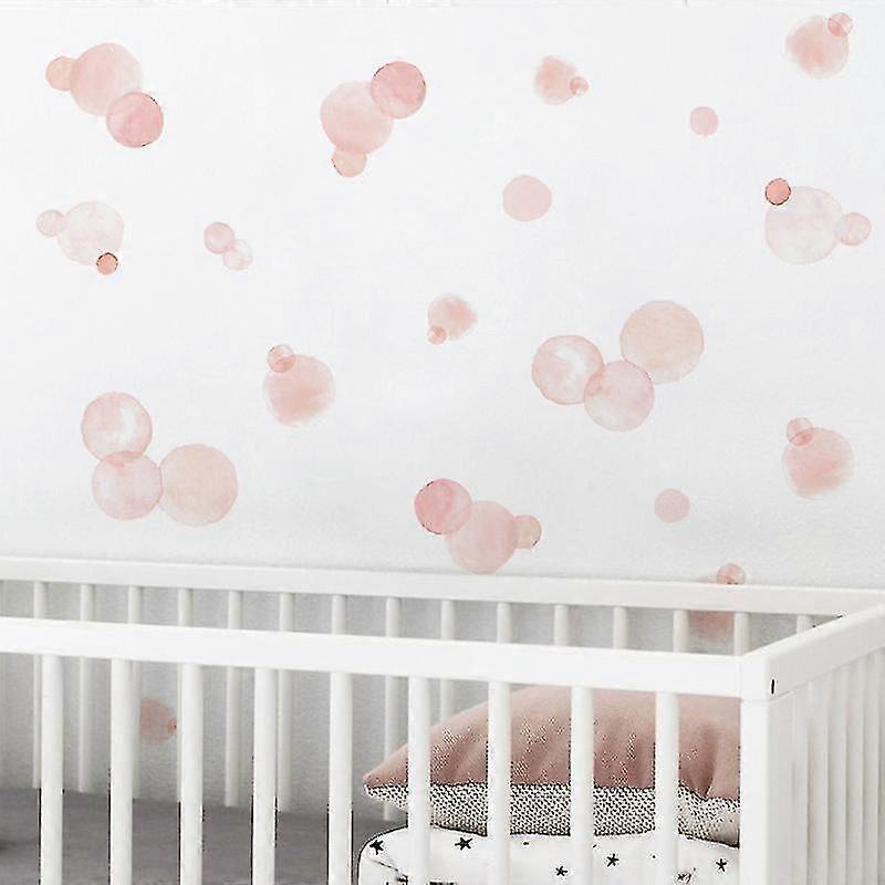 A Set Of Cute Pink Dots Wall Stickers Wall Sticker Wall Decoration