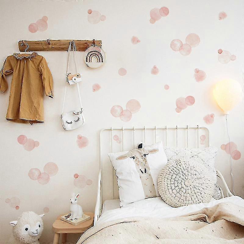A Set Of Cute Pink Dots Wall Stickers Wall Sticker Wall Decoration