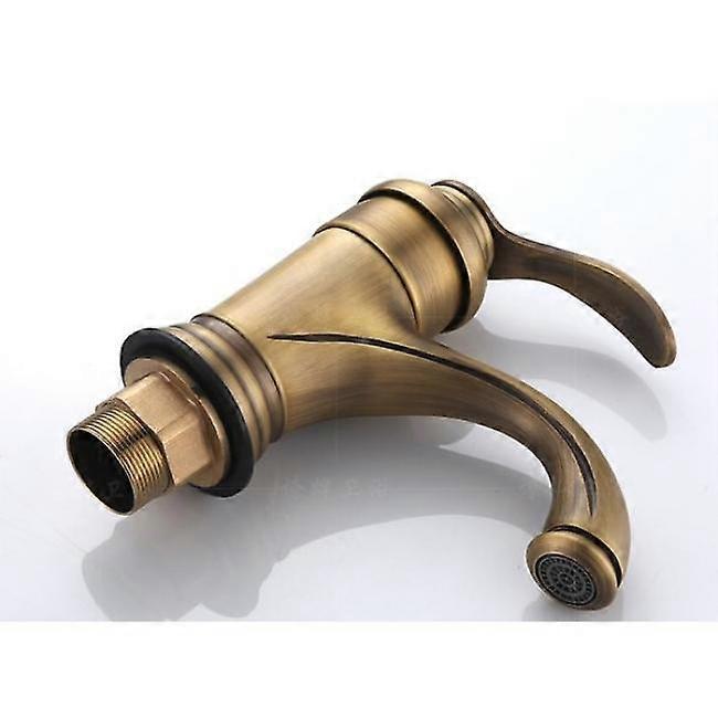 Bathroom Sink Faucet Nostalgia Brushed Brass Bathroom Faucet