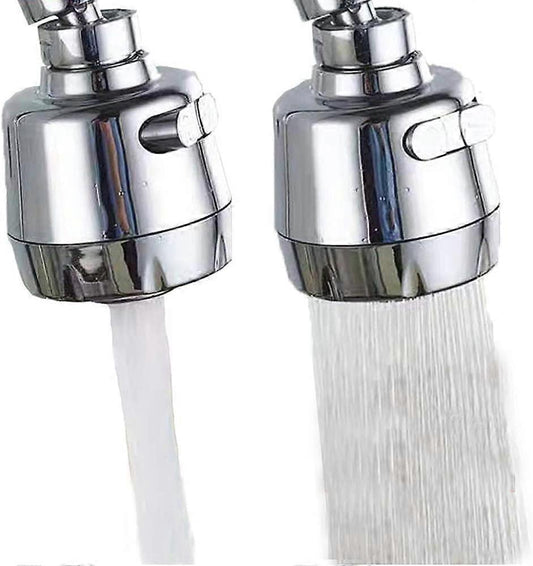 (Shorter Style 1PC,Adapter Included)Huazhi 360 Swivel Kitchen Sink Faucet Aerator Faucet Sprayer Attachment Tap Aerator Faucet Nozzle Faucet Head 55/6