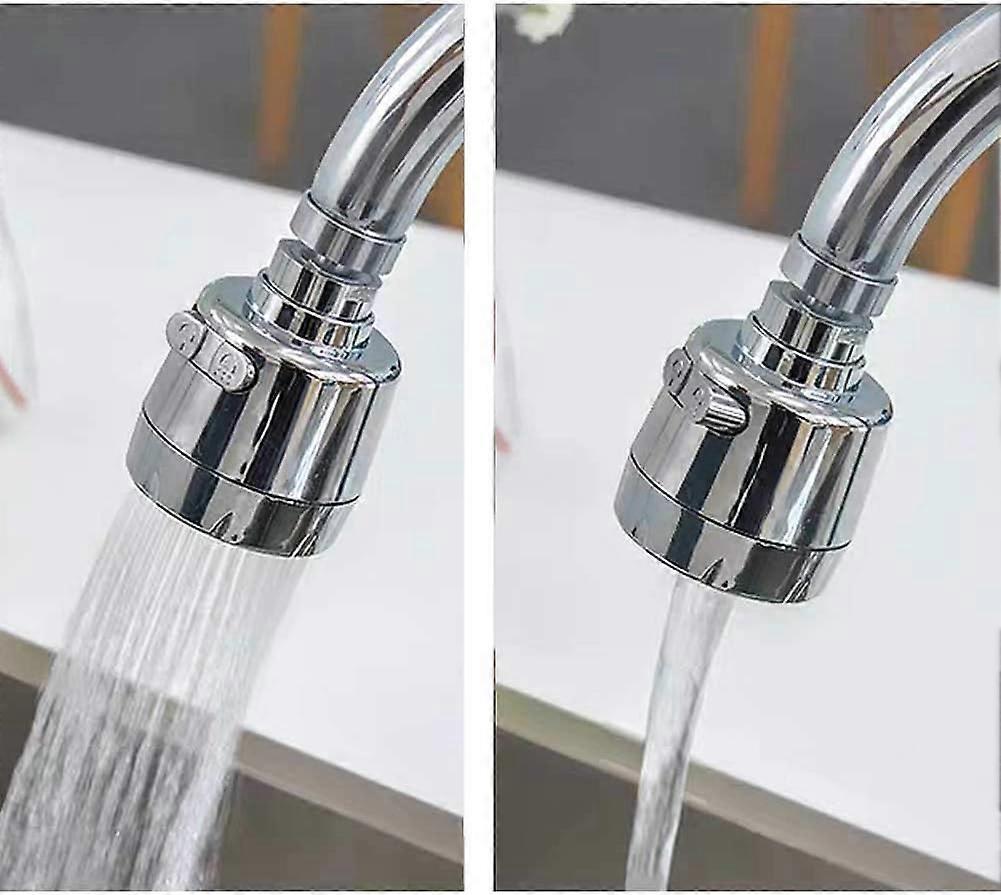 (Shorter Style 1PC,Adapter Included)Huazhi 360 Swivel Kitchen Sink Faucet Aerator Faucet Sprayer Attachment Tap Aerator Faucet Nozzle Faucet Head 55/6