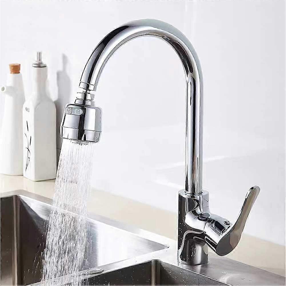 (Shorter Style 1PC,Adapter Included)Huazhi 360 Swivel Kitchen Sink Faucet Aerator Faucet Sprayer Attachment Tap Aerator Faucet Nozzle Faucet Head 55/6