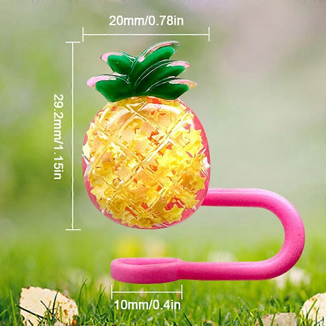 10 Pcs Stanley Straw Covers Silicone Straw Topper 0.4in Dust Proof Straw Cover Cap for Stanley Cup Accessories