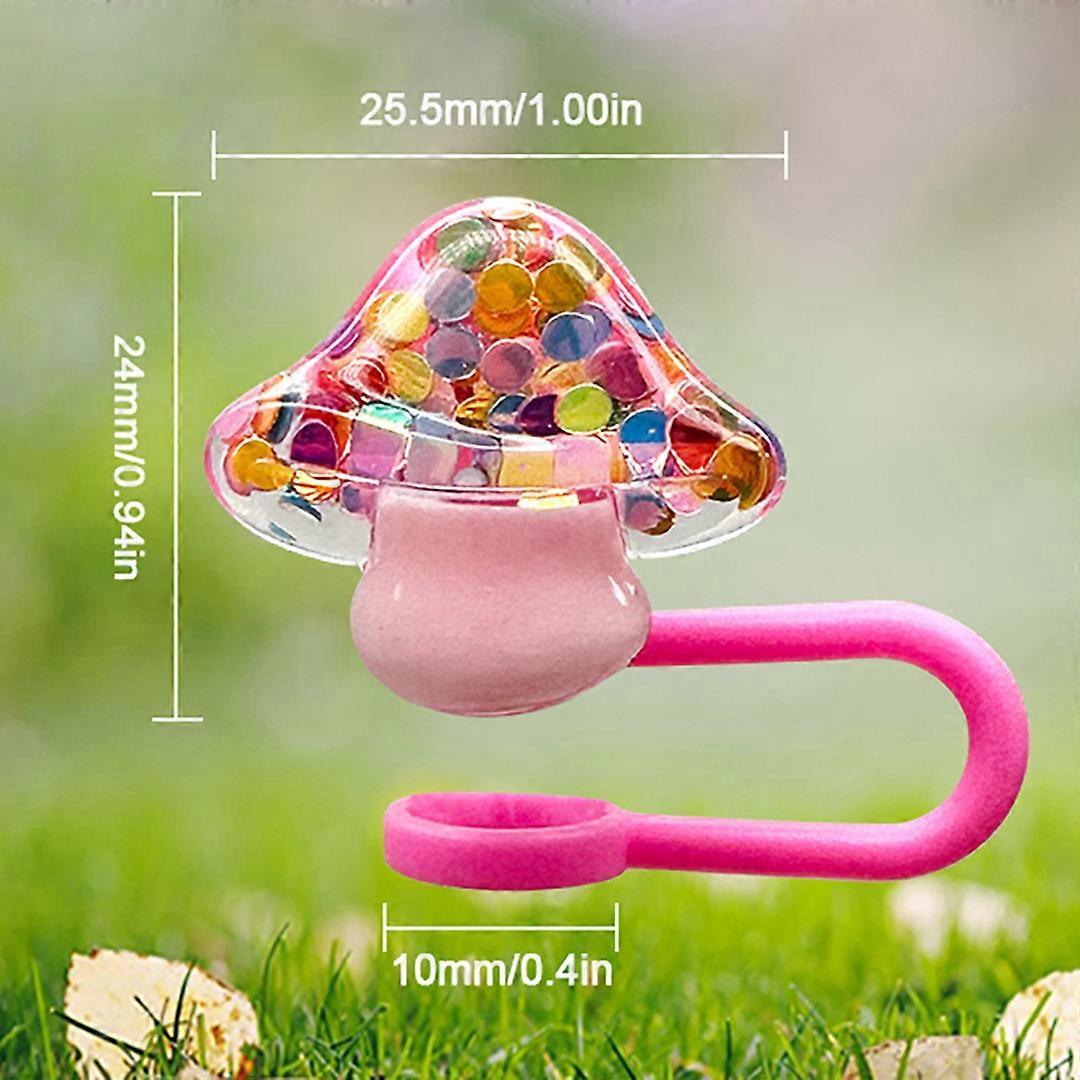 10 Pcs Stanley Straw Covers Silicone Straw Topper 0.4in Dust Proof Straw Cover Cap for Stanley Cup Accessories