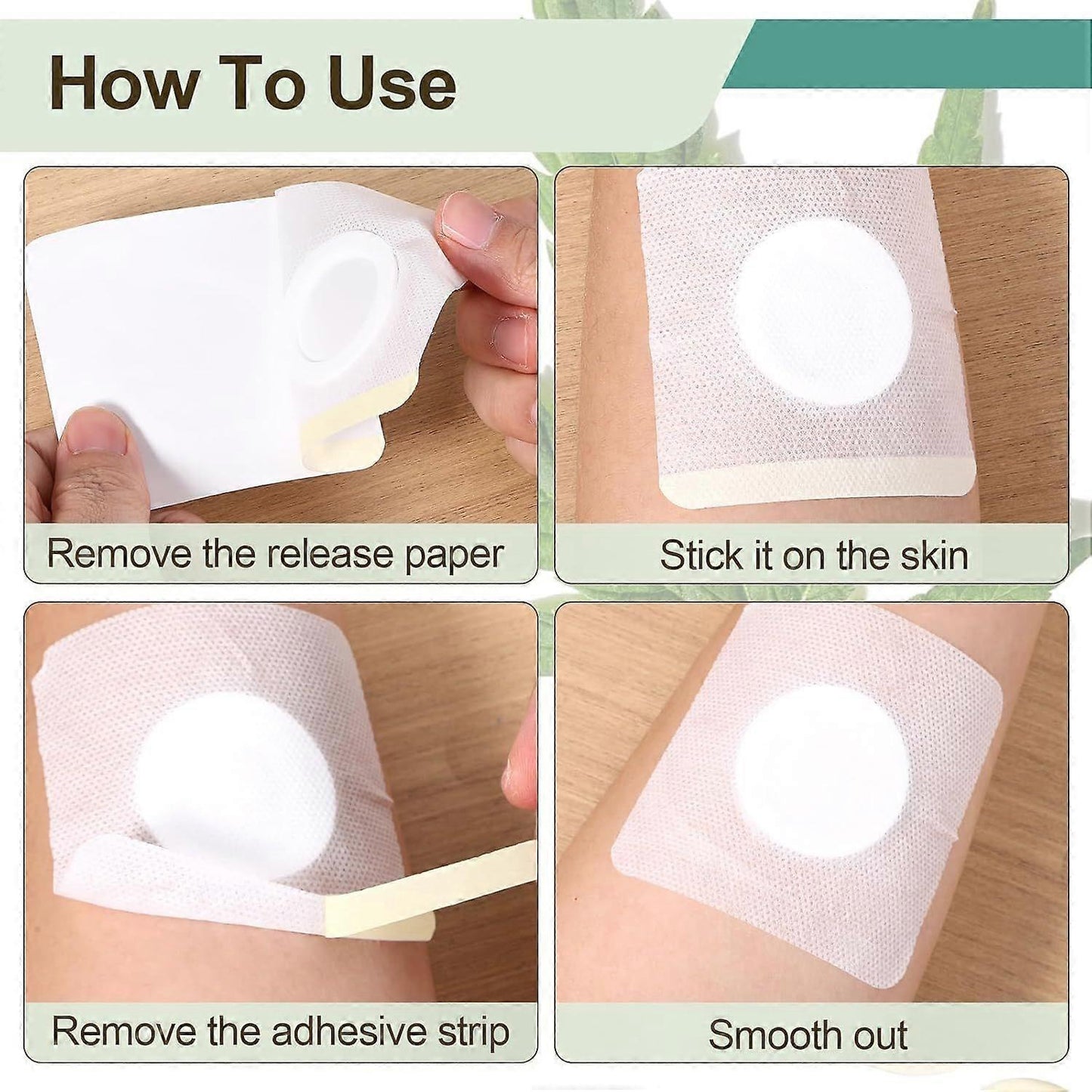 20Pcs Castor Oil Belly Button Patch, Castor Oil Patches Disposable, Castor Oil