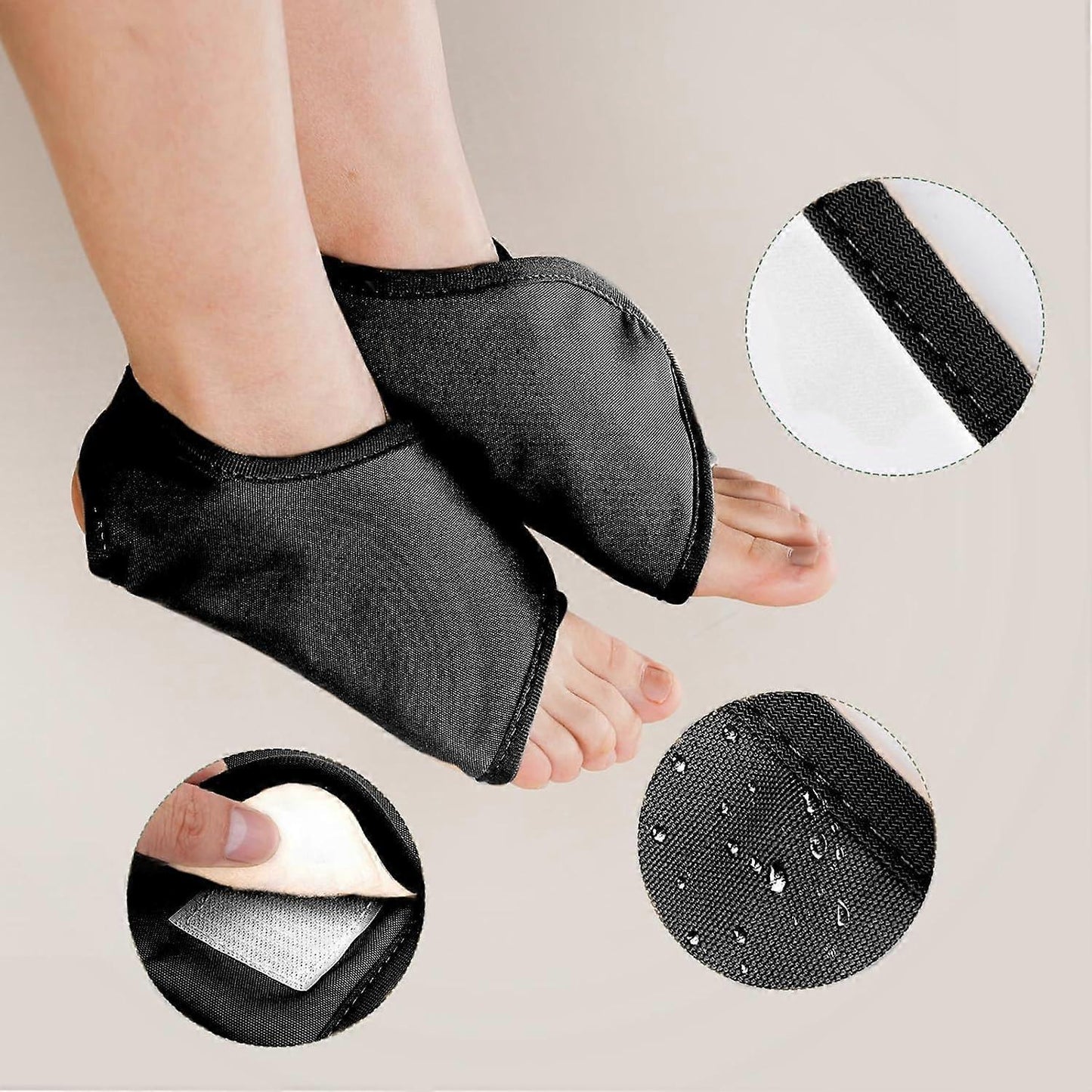 2pcs Ankle Castor Oil Pack, Comfortable Castor Oil Pack Wrap for Feet Castor Oil