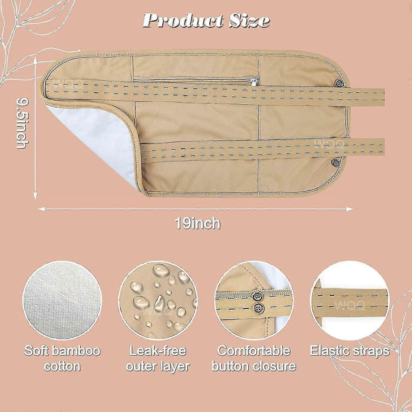 Castor Oil Packs, Compressed Reusable Castor Oil Pack Kit (castor Oil Not Included)
