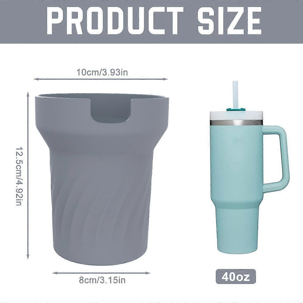 Silicone Boot for Stanley 40 oz Tumbler with Handle - Water Bottle Bottom Cover Fits Stanley Cup Accessories