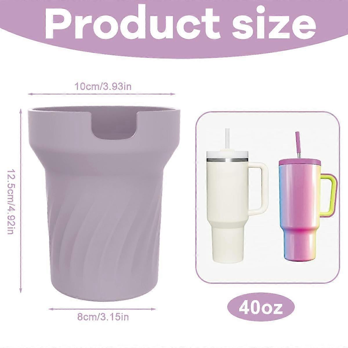 Silicone Boot for Stanley 40 oz Tumbler with Handle - Water Bottle Bottom Cover Fits Stanley Cup Accessories