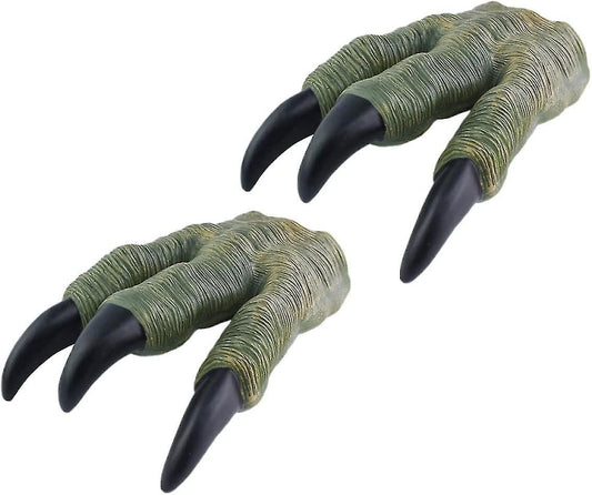 Dinosaur Claw Dinosaur Hand Toy boy and girl Dinosaur Toy Dinosaur Claw Rubber Toy Dinosaur Claw(Green)