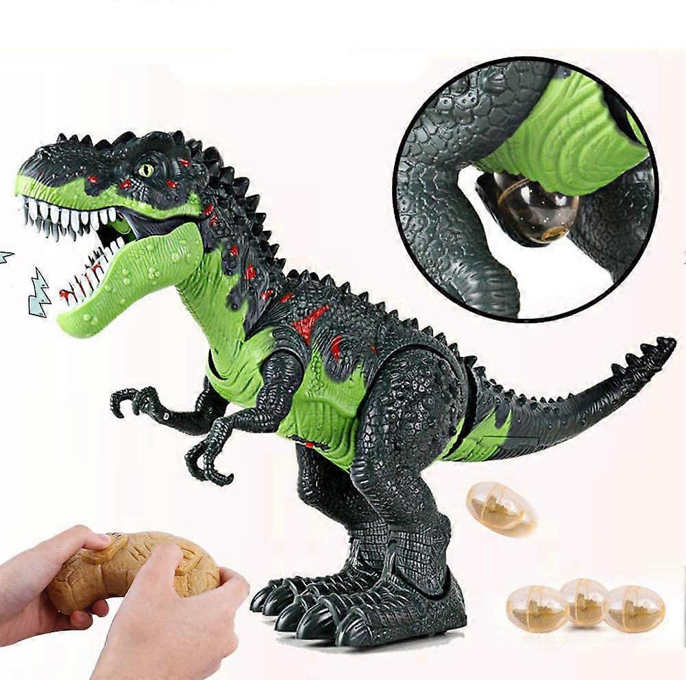 Electric Dinosaur Toy boy and girls, Tyrannosaurus Rex Toy With Dinosaur Egg And Roaring Dinosaur Sound, Realistic Dinosaur Toy