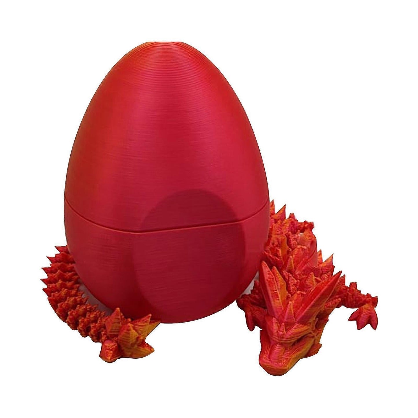 Surprise Dragon Egg 3D Printed Flexible Dragon-Articulated Dragon Egg Fidget Toy, 50% Offer