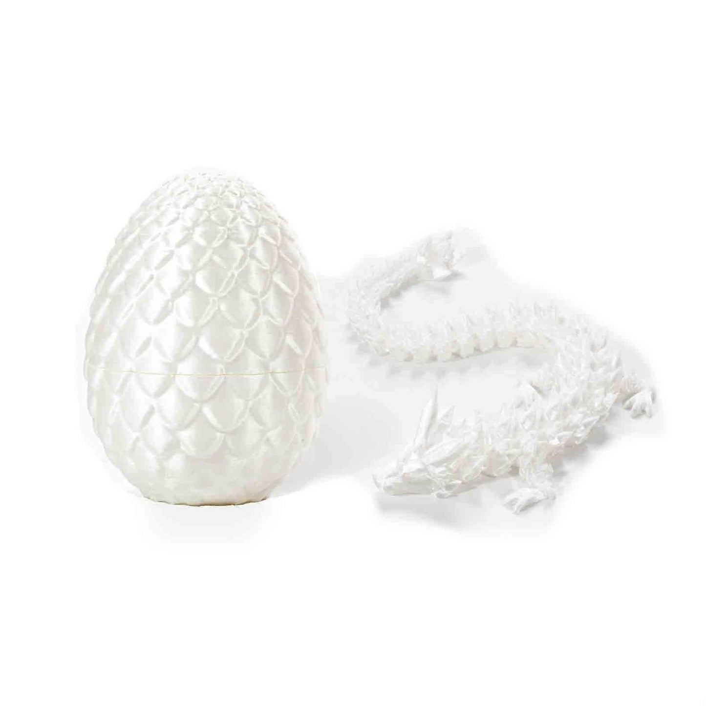 3D Printed Dragon in Egg, Full Articulated Dragon Crystal Dragon with Dragon Egg,50% Offer