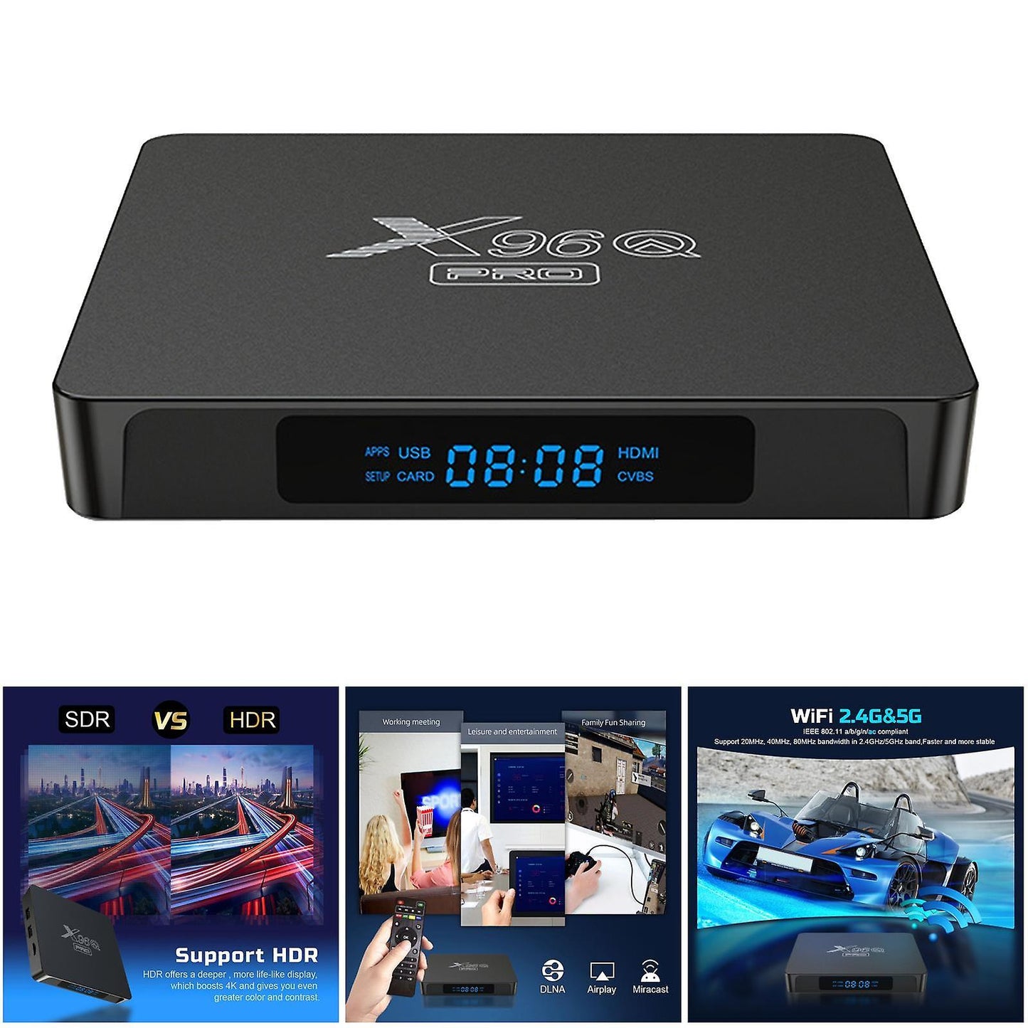 4K Ultra HD Dual-Band WiFi 3D Player OTA Upgrade (2G + 16G)