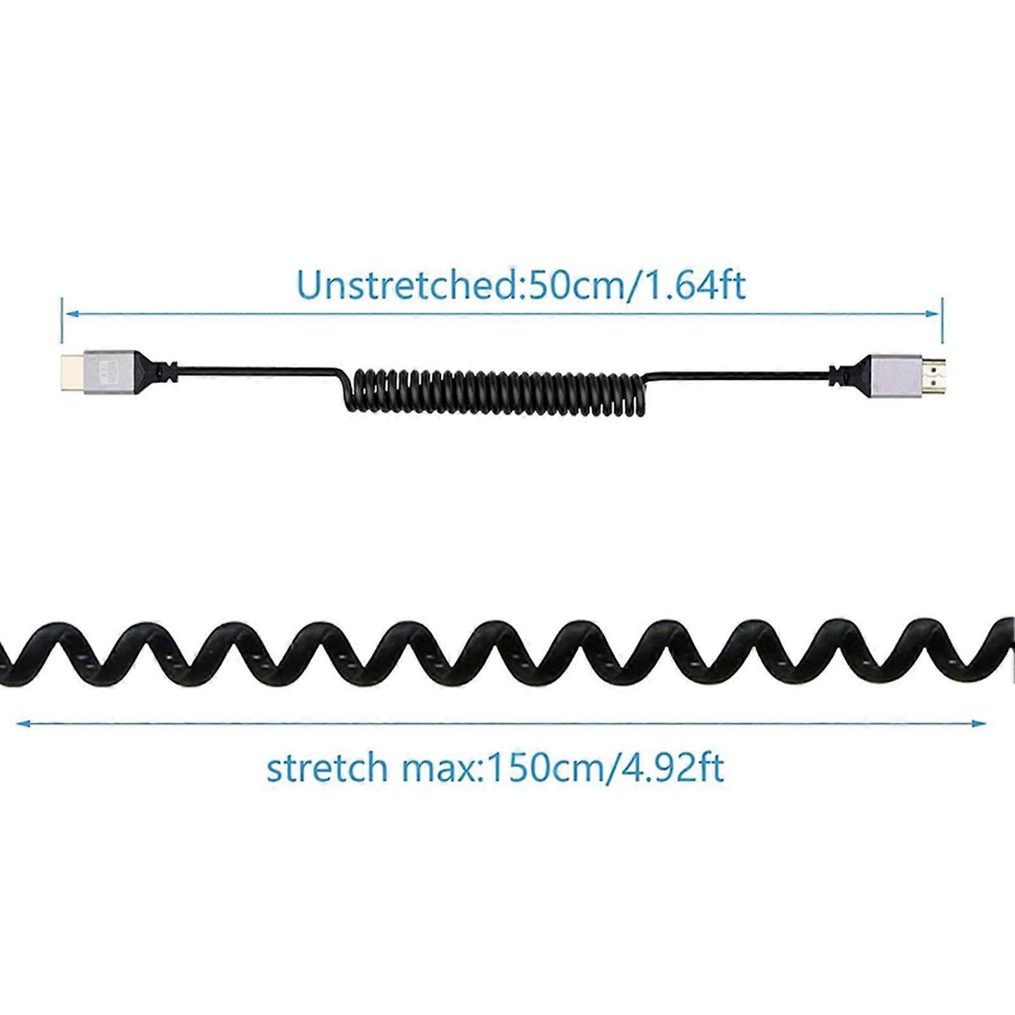 4K 60Hz HDMI/MICRO HDMI Cable High-Speed Retractable Universal