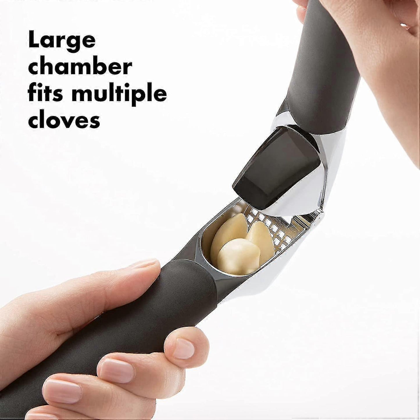 Easy-to-Use Garlic Press - Good Grips Kitchen Tool for Crushing Garlic