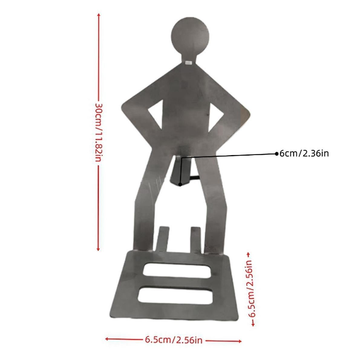 4PCS Funny BBQ Sausage Stand Holder - Portable Stainless Steel Roaster Rack
