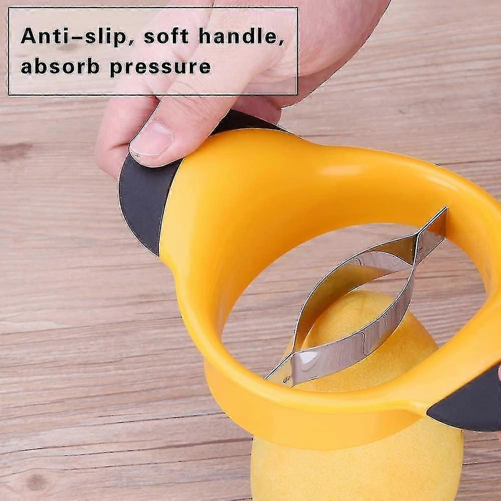 Extra Large Mango Slicer - Ultra-Sharp Corer & Pitter