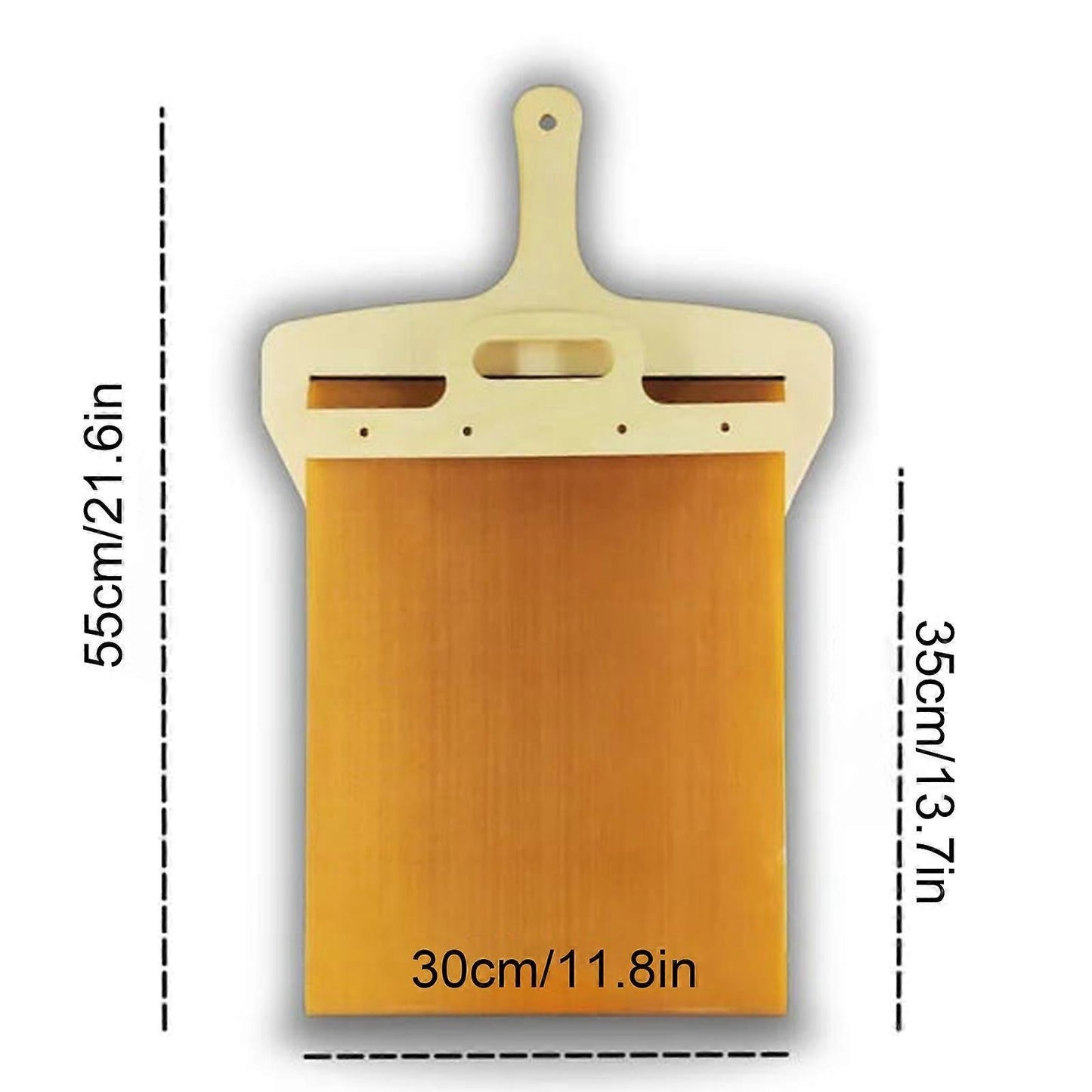 Sliding Pizza Peel - Paddle with Handle for Perfect Transfers