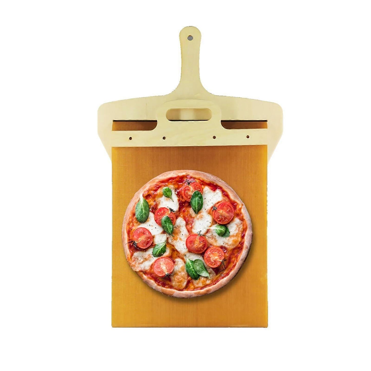 Sliding Pizza Peel - Paddle with Handle for Perfect Transfers