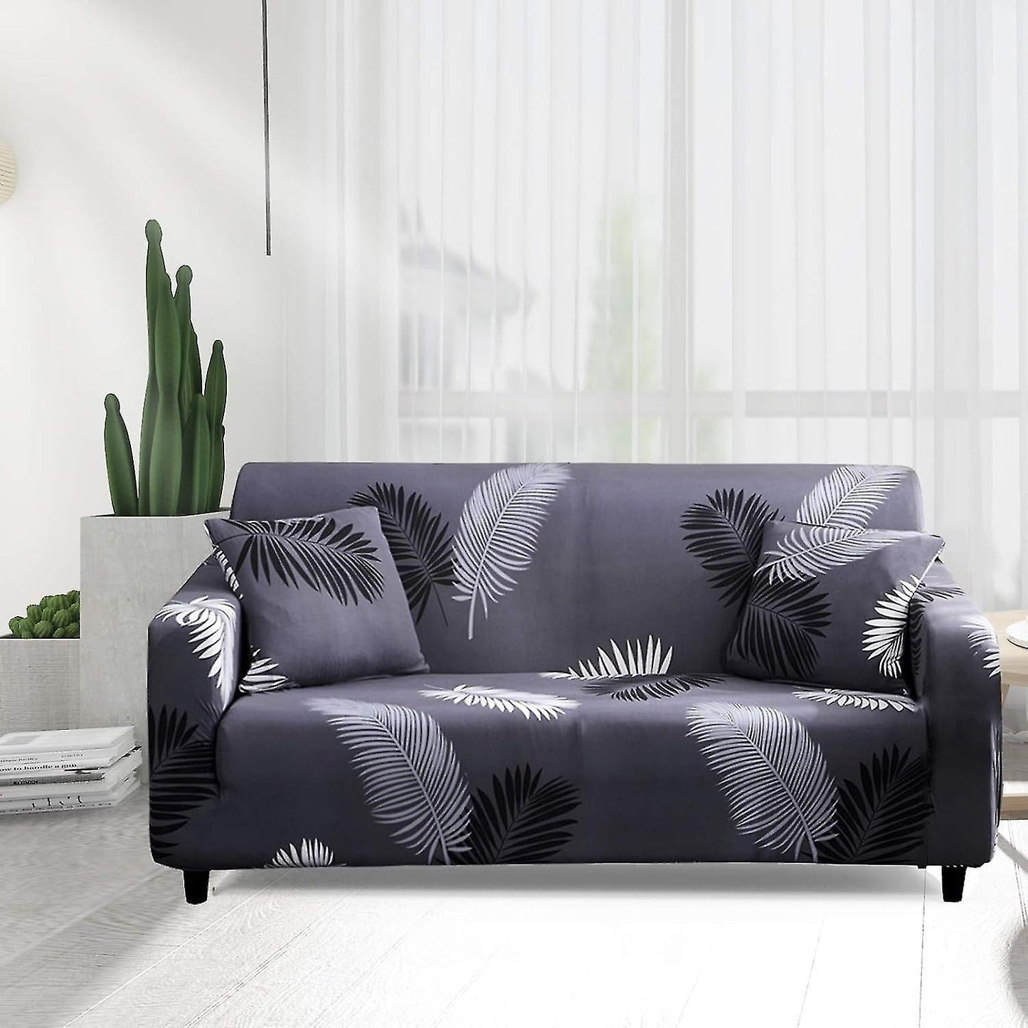 3 Seater Elastic Sofa Cover with Armrests Universal Sofa Protector