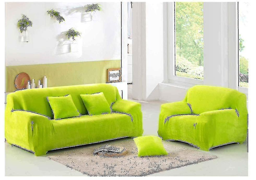 Stretch Velvet Sofa Cover 2 Seater Thick Slipcover 145-185cm