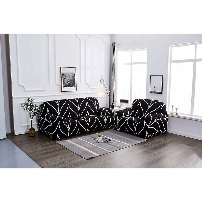 2 Seater Stretch Sofa Cover with Armrests 145-185cm