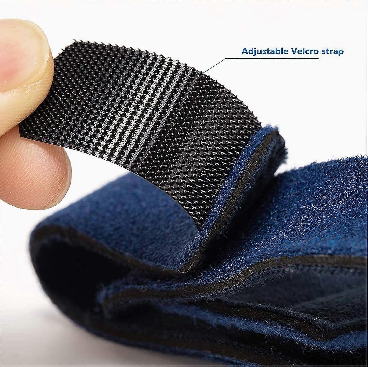 Finger Brace with Gel Sleeve - Adjustable Strap for Finger Support