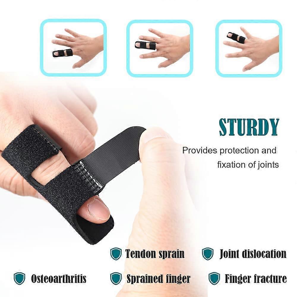 4pcs Trigger Finger Splints - Brace for Broken Finger, Arthritis & Pain Relief