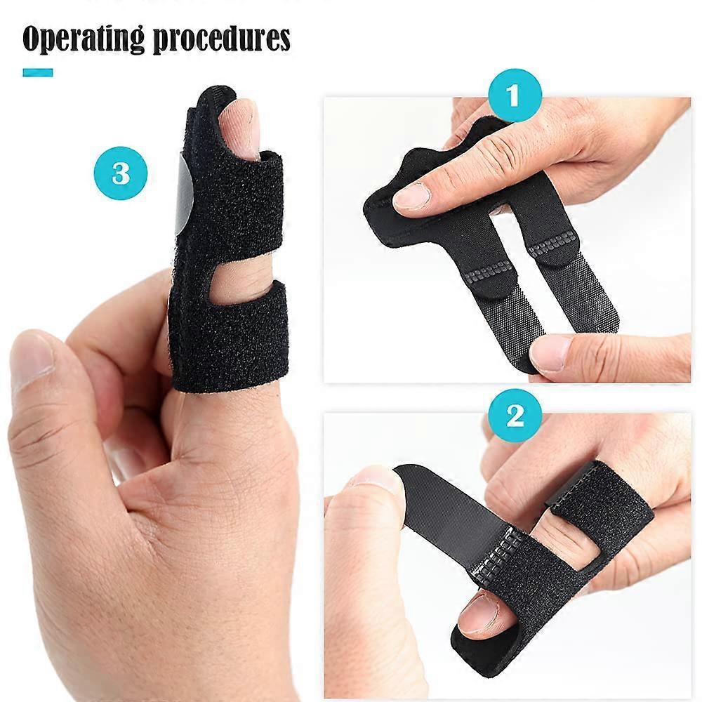 4pcs Trigger Finger Splints - Brace for Broken Finger, Arthritis & Pain Relief