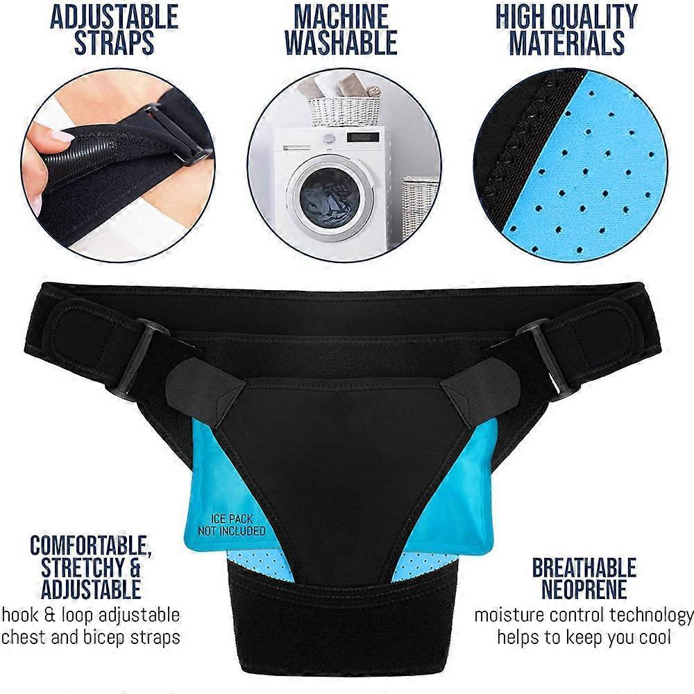 Shoulder Brace for Men & Women - Compression Sleeve for Rotator Cuff Pain