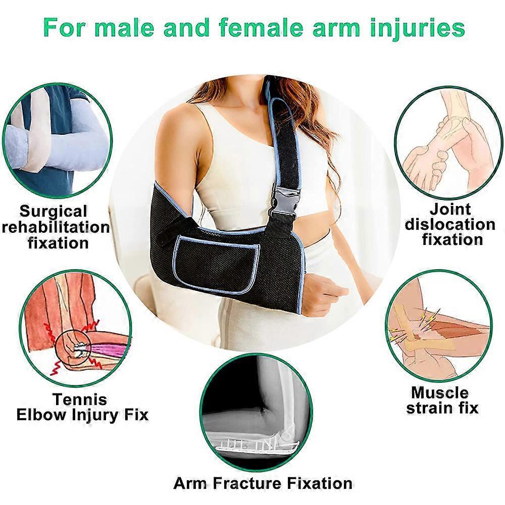 Forearm Arm Sling - Wrist Fracture Fixation Belt with Breathable Fabric