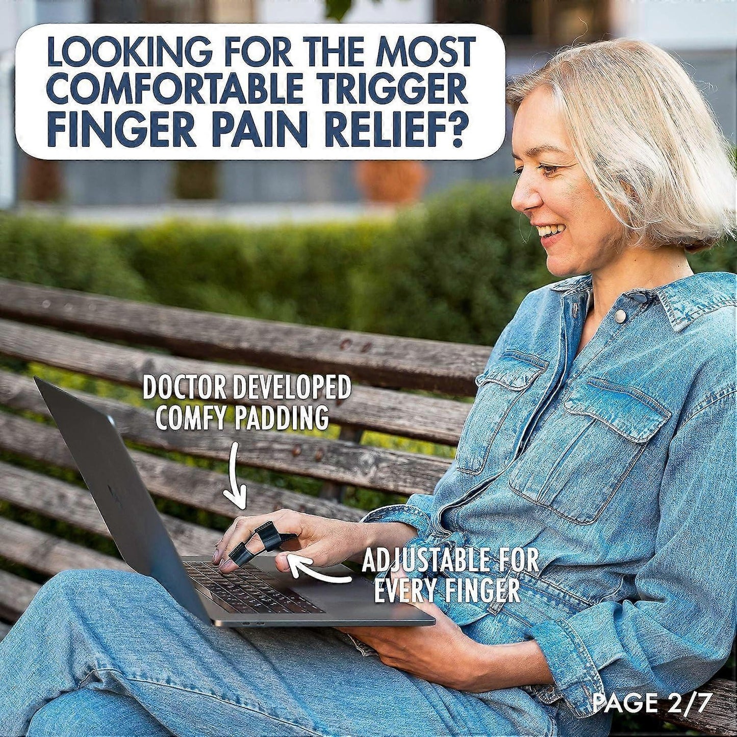 Doctor-Developed Trigger Finger Splint - Fits Index, Middle, Ring Fingers