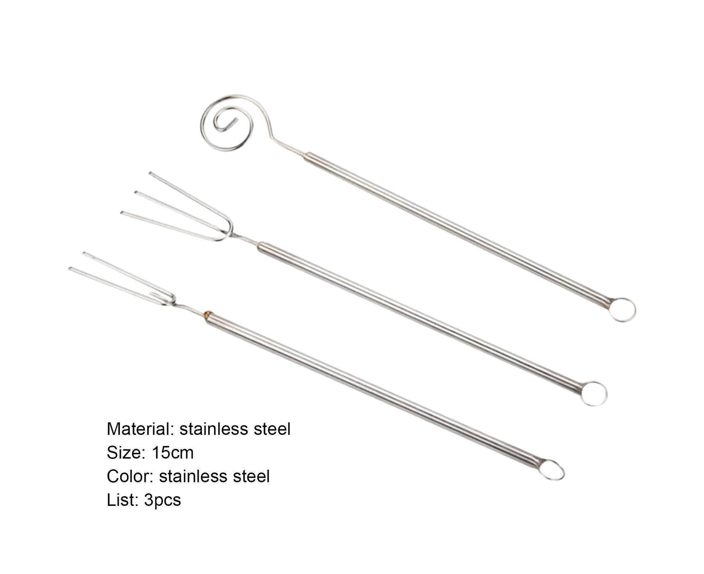 Dipping Forks Heat-resistant Stainless Steel Fondue Bakeware-Stainless Steel
