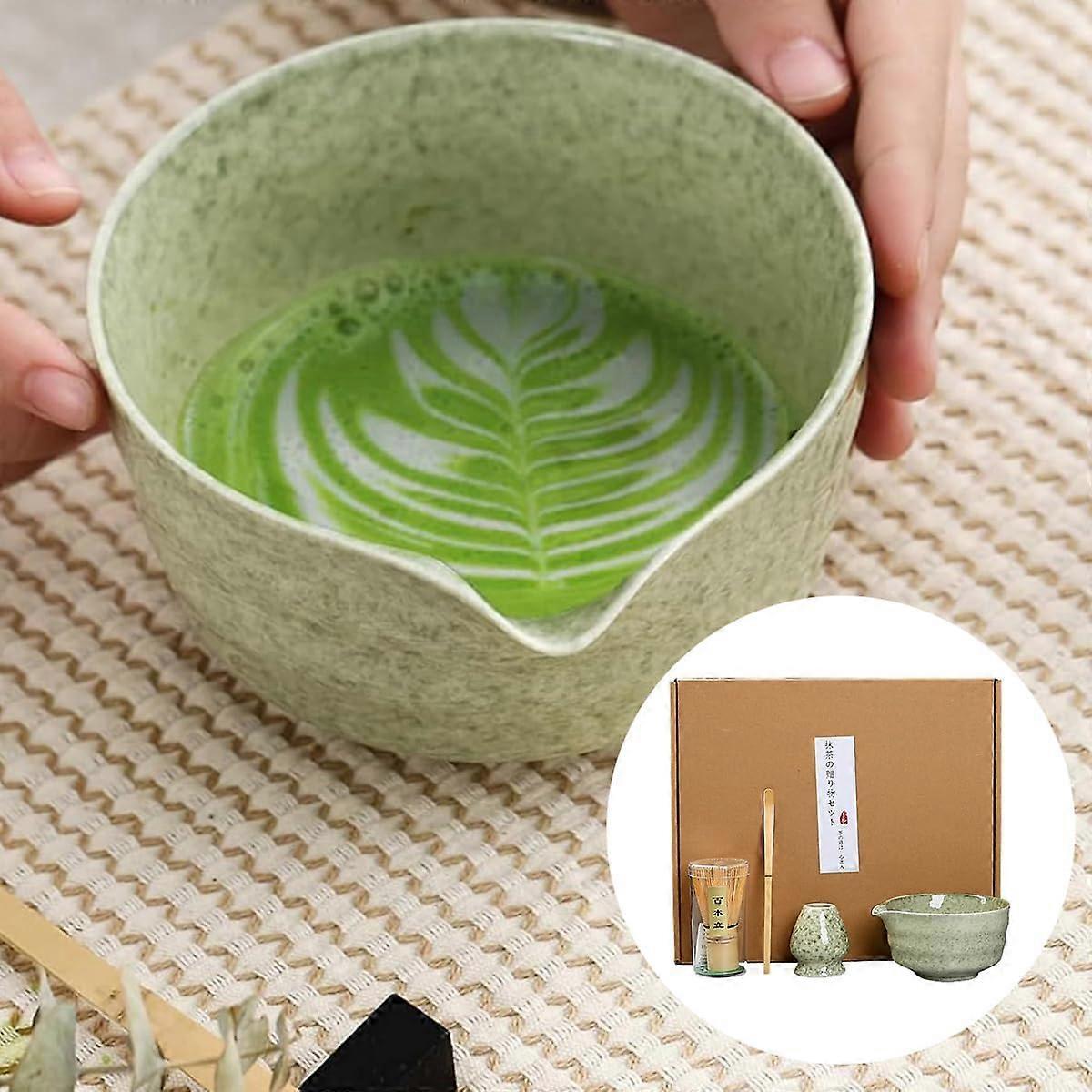 Perfect Bamboo Matcha Whisk Set - Traditional Whisk for Matcha Tea Making
