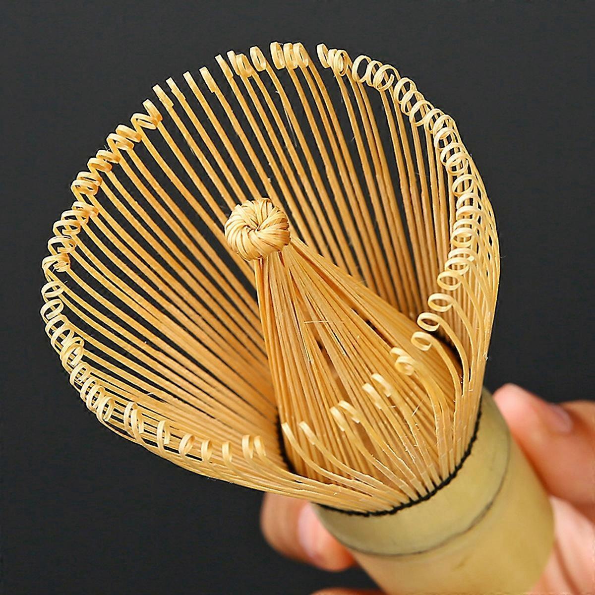 Matcha Kit (5pcs) - Bowl with Spout, Bamboo Whisk, Scoop, Holder, Stainless Sifter