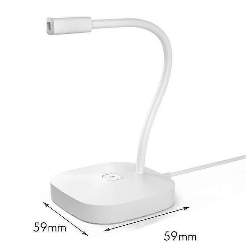LED USB Desktop Microphone - Condenser Mic with Base for PC, Streaming, Podcast