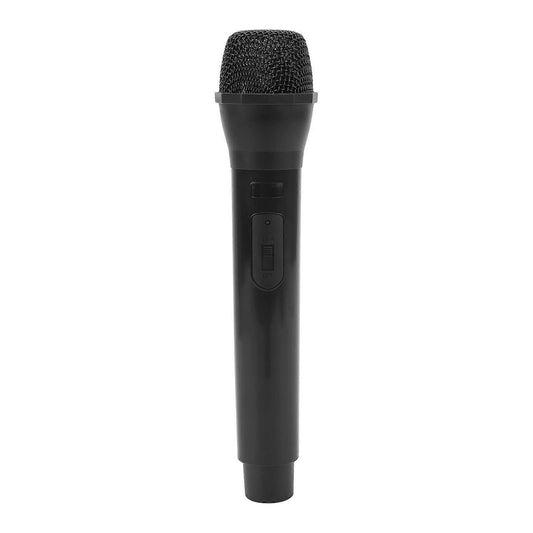 Prop Microphone - Black Plastic Fake Karaoke Mic for Stage or Party Use