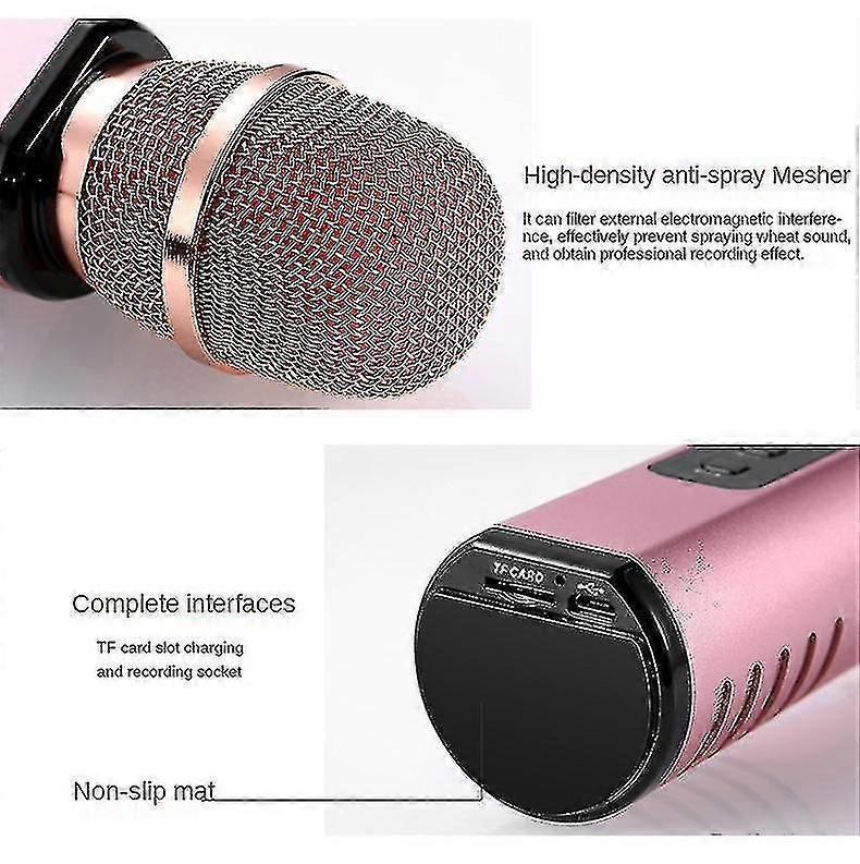 Multifunction Wireless Microphone - Audio Recording, Streaming, Singing Mic