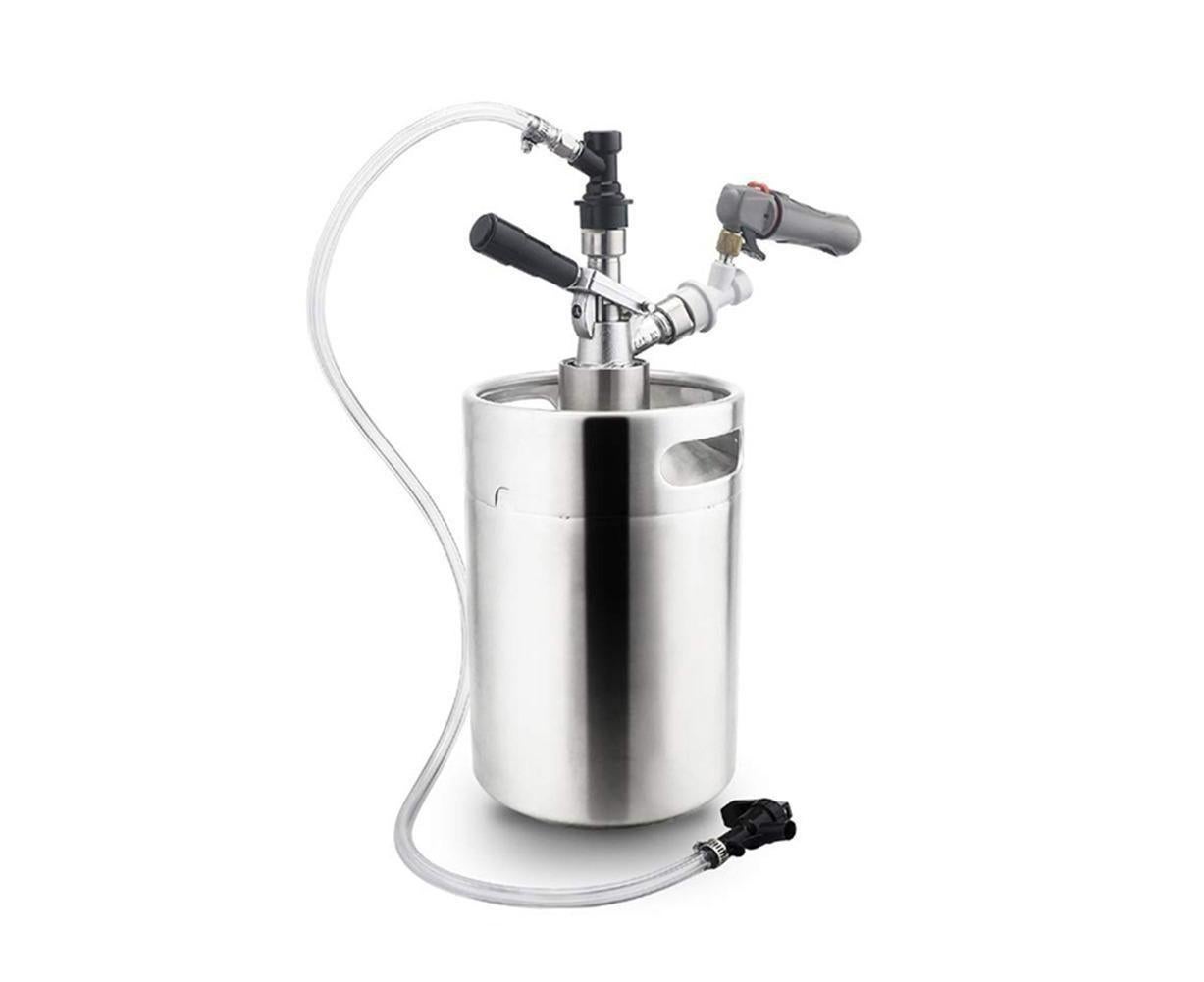 3/16 Inch Beer Line Liquid Ball Lock Assembly Kit for Home Brew Dispensing Keg-Black