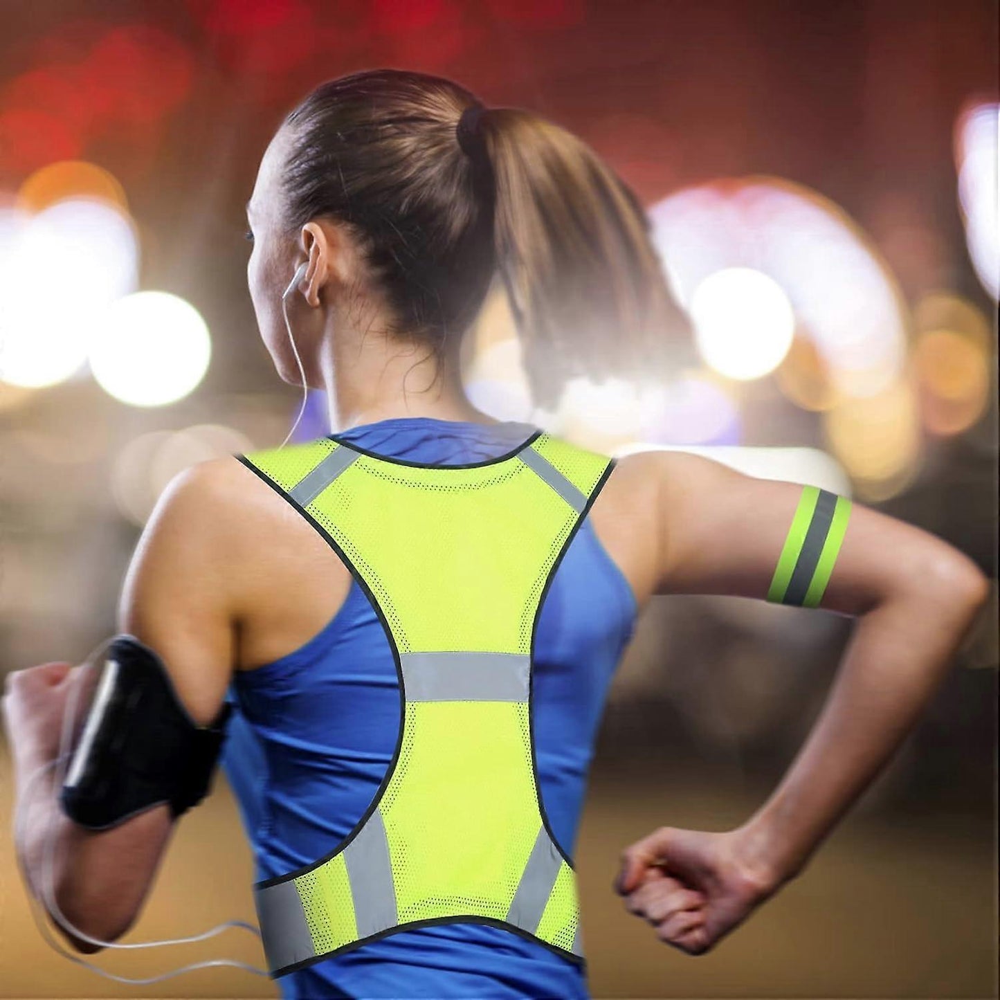 Reflective Vest, High Visibility Reflective Gear for Outdoor Activities and Sports