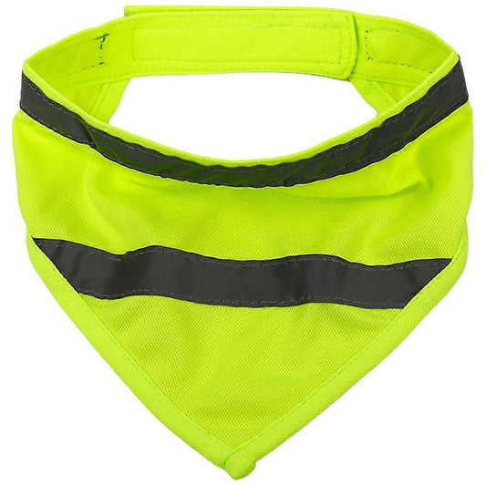 Reflective Dog Scarf, Reusable Polyester Dog Bandana Outdoor Gear - Size L