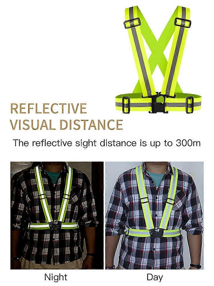 High Visibility Reflective Vest for Running, Lightweight Reflective Night Gear