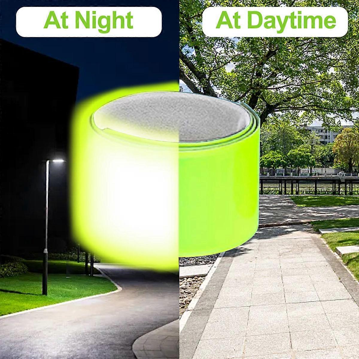 10pcs Reflective Gear Set, High Visibility Reflective Bands for Night Outdoor Activities